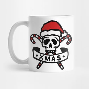 Christmas Skeleton and candys Mug